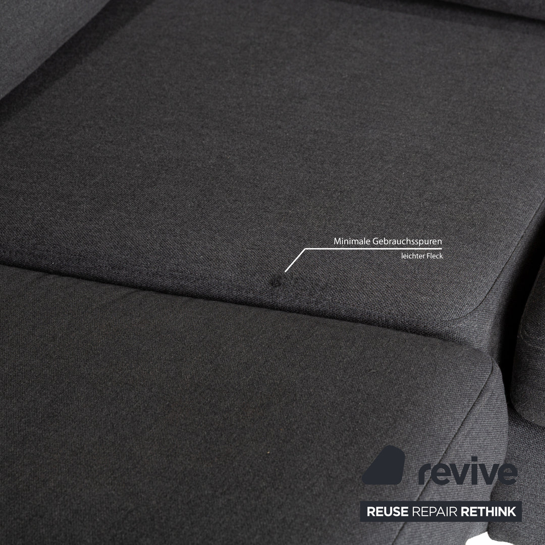 BoConcept Indivi Stoff Ecksofa Grau Sofa Couch