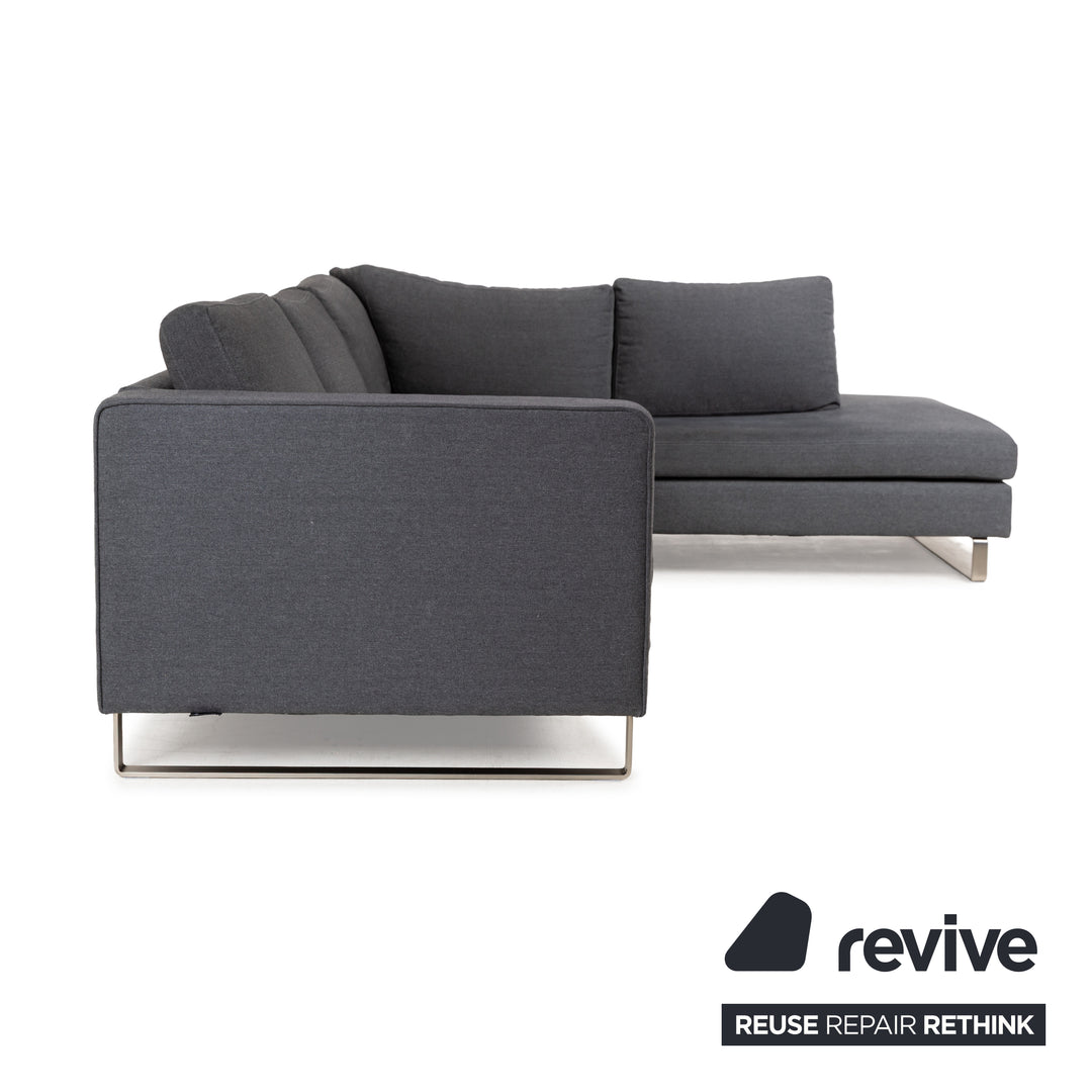 BoConcept Indivi Stoff Ecksofa Grau Sofa Couch