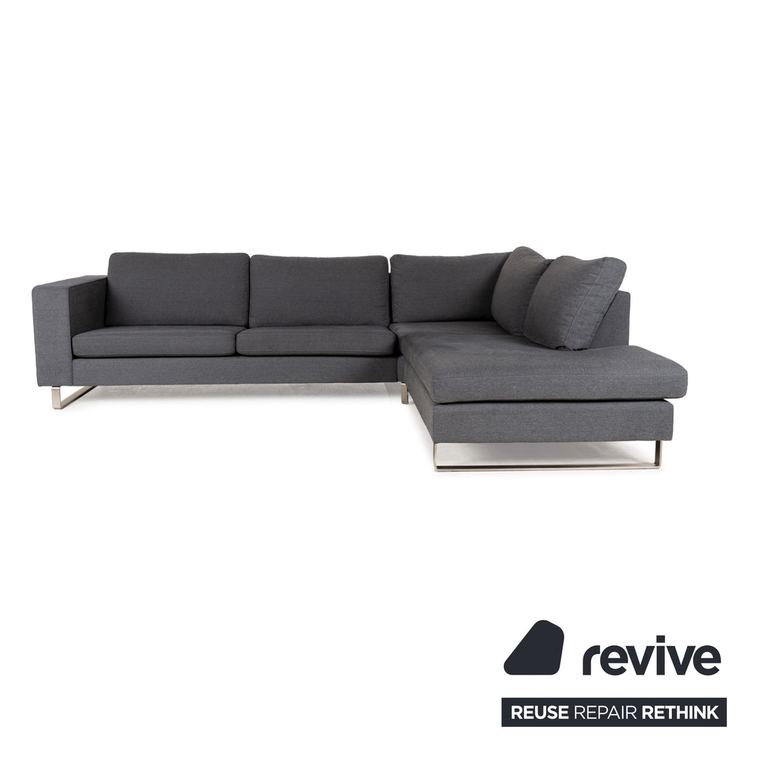 BoConcept Indivi Stoff Ecksofa Grau Sofa Couch
