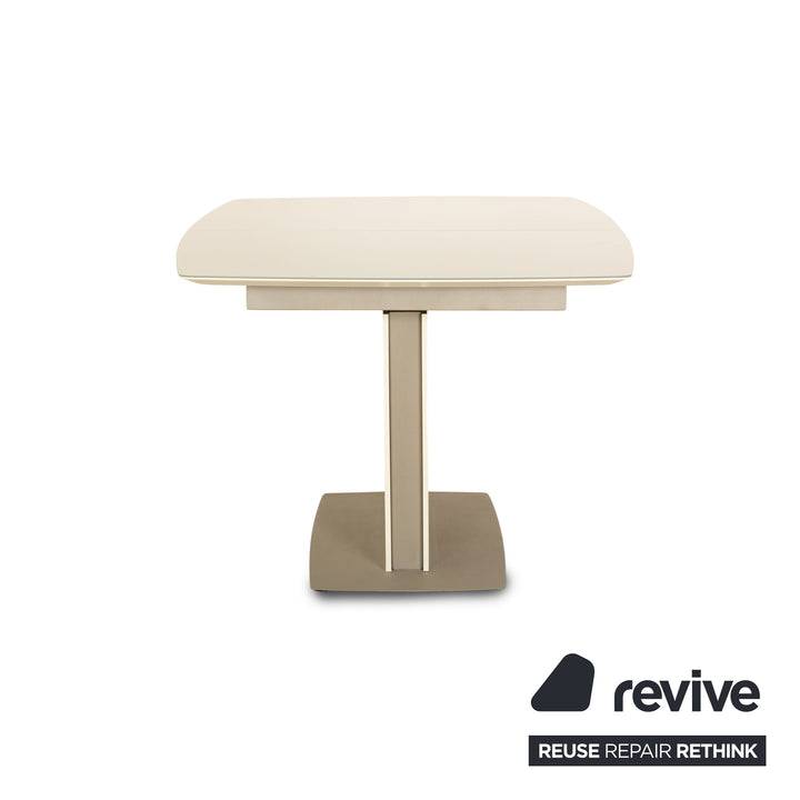 BoConcept Milano Holz Esstisch Weiß Ausziehfunktion 140/190 x 75 x 100