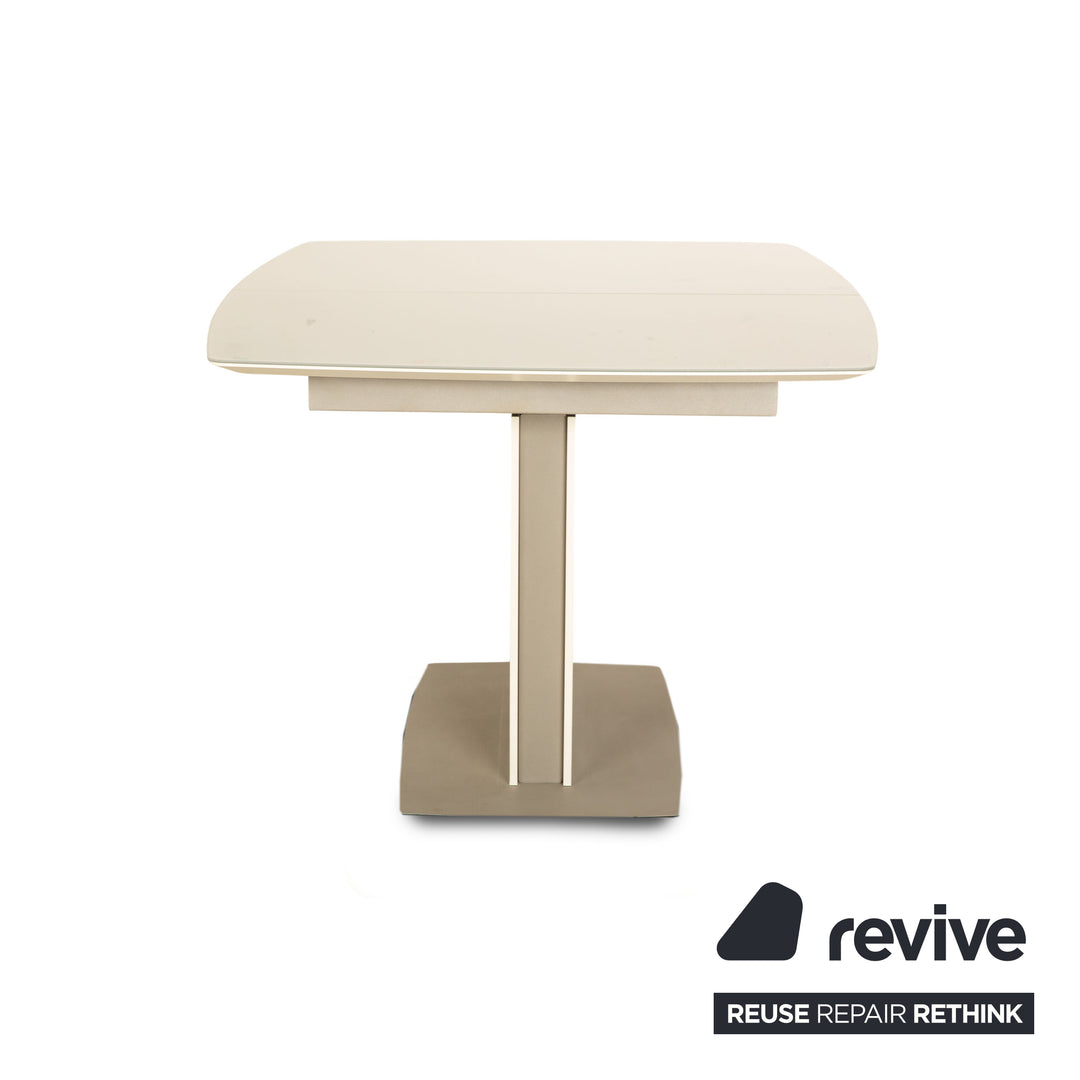 BoConcept Milano Holz Esstisch Weiß Ausziehfunktion 140/190 x 75 x 100