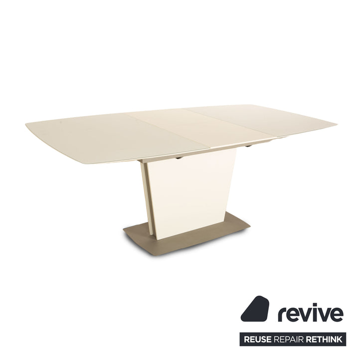 BoConcept Milano Holz Esstisch Weiß Ausziehfunktion 140/190 x 75 x 100