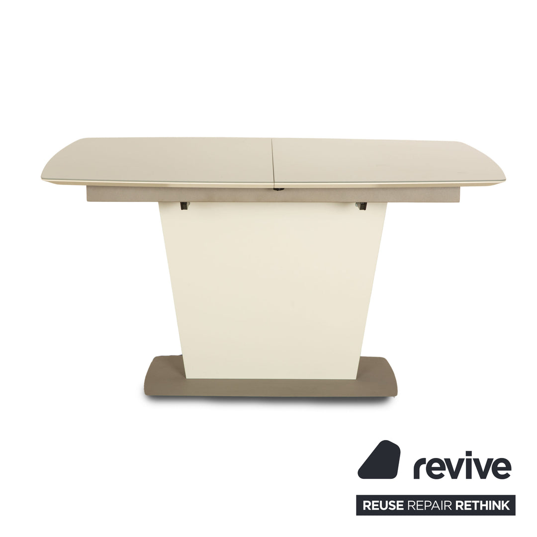 BoConcept Milano Holz Esstisch Weiß Ausziehfunktion 140/190 x 75 x 100
