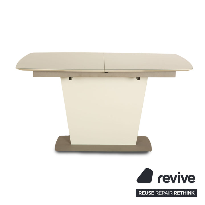 BoConcept Milano Holz Esstisch Weiß Ausziehfunktion 140/190 x 75 x 100