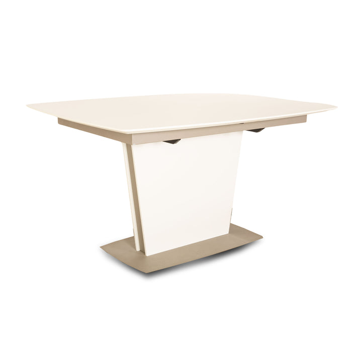 BoConcept Milano Holz Esstisch Weiß Ausziehfunktion 140/190 x 75 x 100 cm