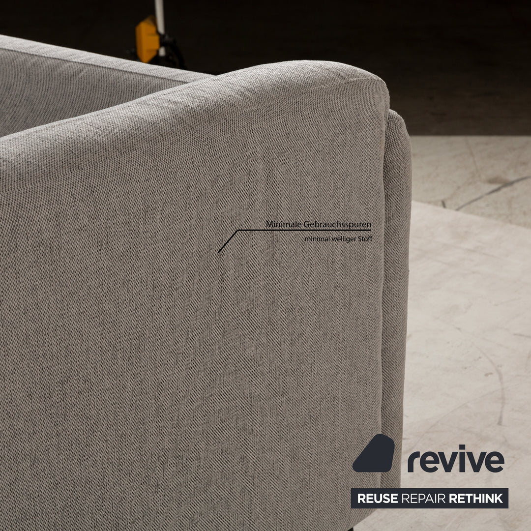 BoConcept Modena Stoff Ecksofa Grau Sofa Couch