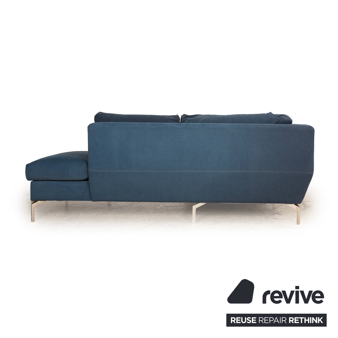 BoConcept Monaco Stoff Ecksofa Blau Sofa Couch