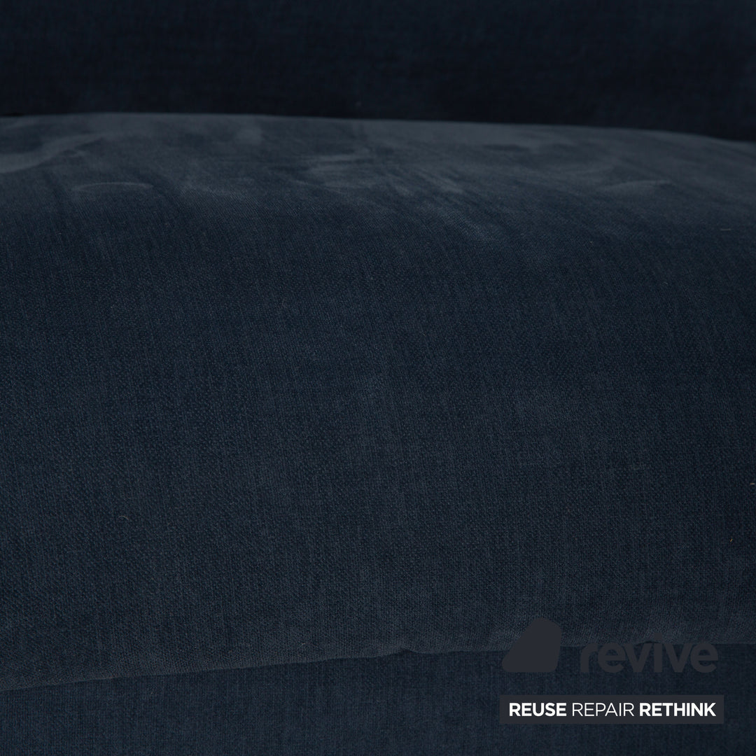 BoConcept Monaco Stoff Ecksofa Blau Sofa Couch