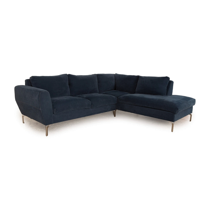 BoConcept Monaco Stoff Ecksofa Blau Sofa Couch