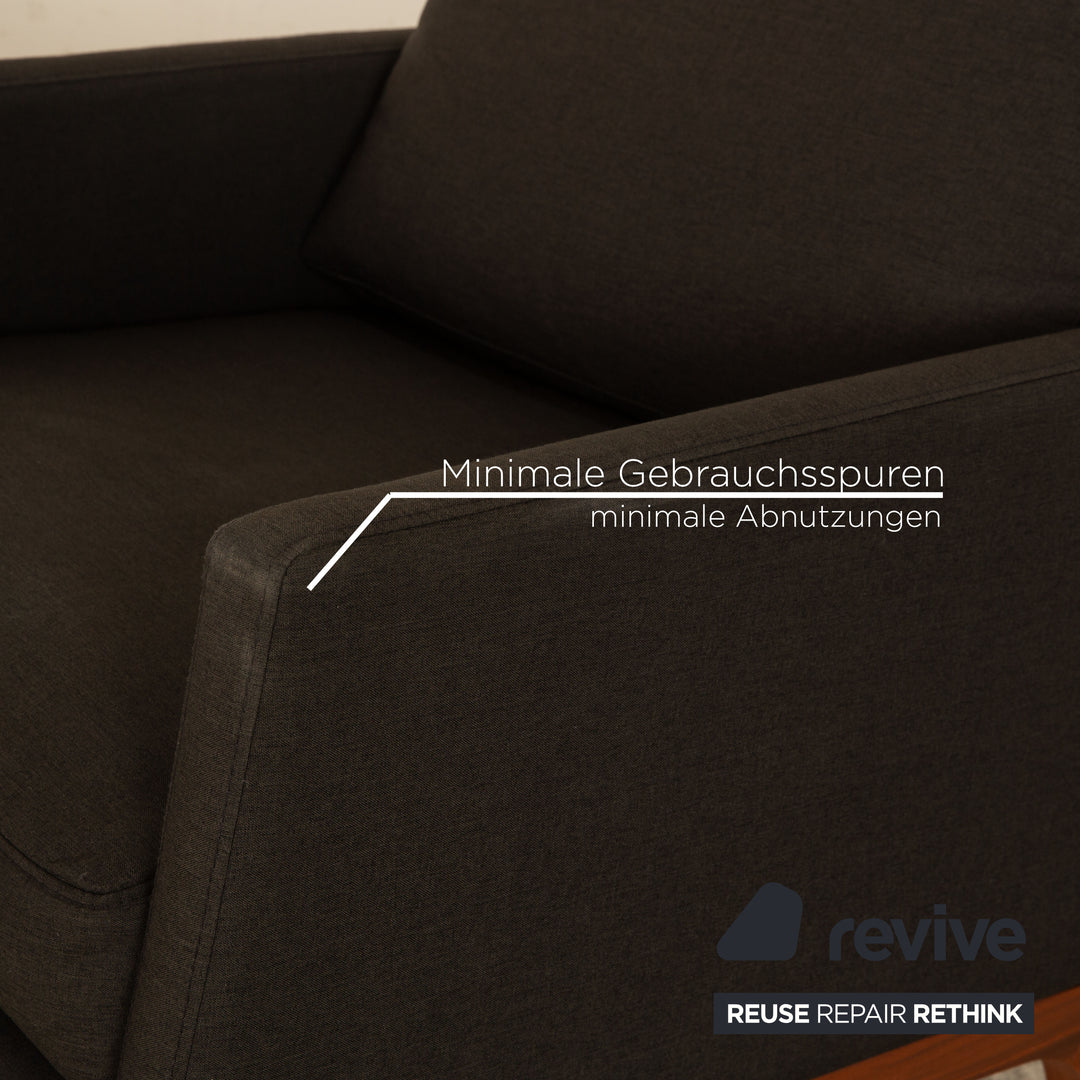 BoConcept Monte Stoff Sessel Garnitur Grau 2x Sessel