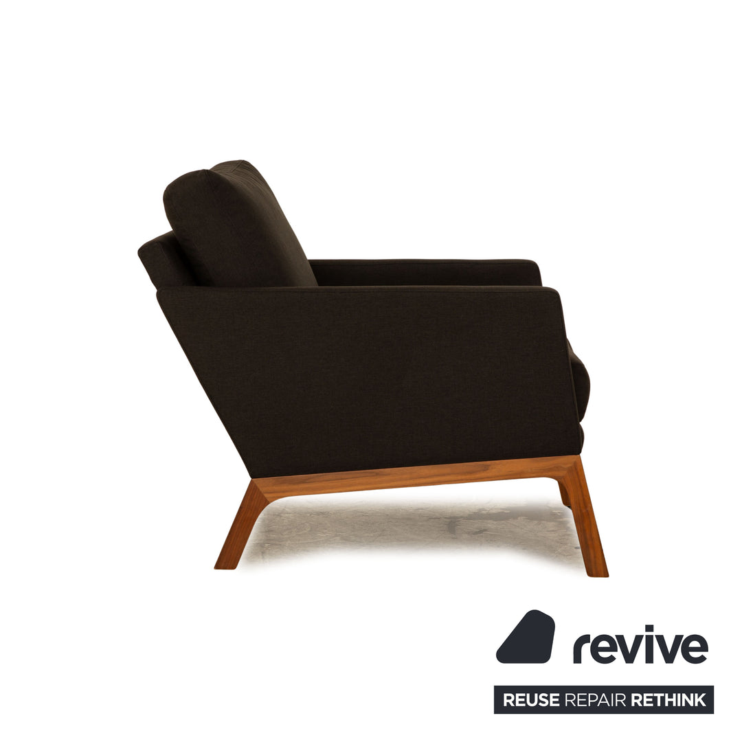 BoConcept Monte Stoff Sessel Garnitur Grau 2x Sessel