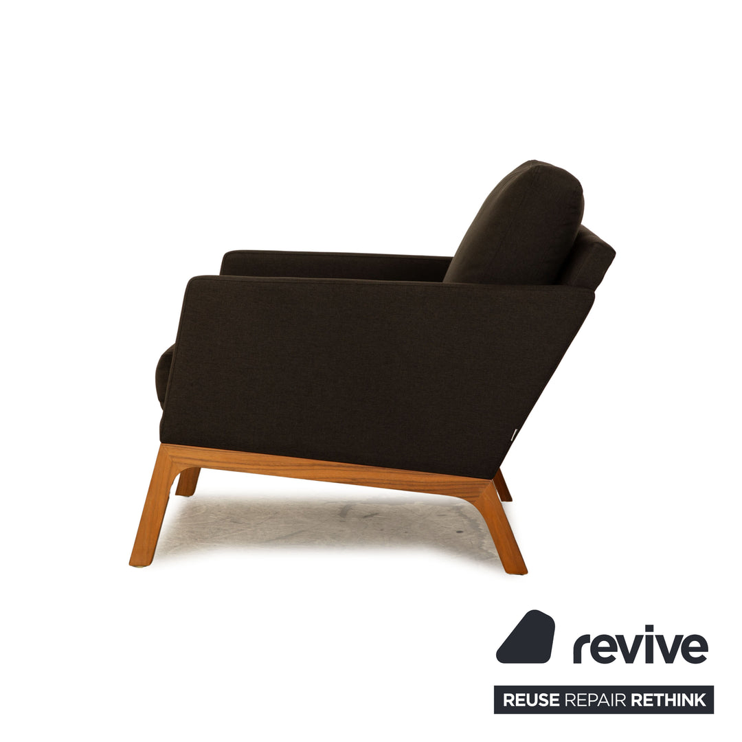 BoConcept Monte Stoff Sessel Garnitur Grau 2x Sessel