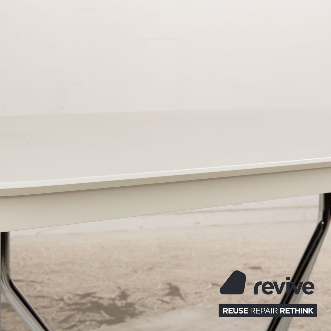 BoConcept Ottawa Holz Esstisch Weiß Ausziehfunktion 185-250 x 75 x 100cm