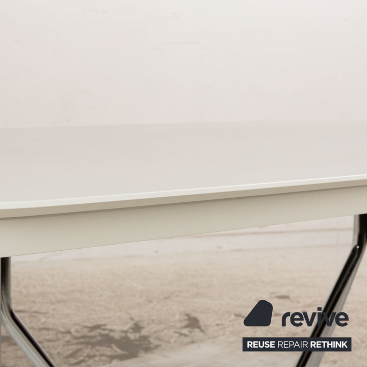 BoConcept Ottawa Holz Esstisch Weiß Ausziehfunktion 185-250 x 75 x 100cm