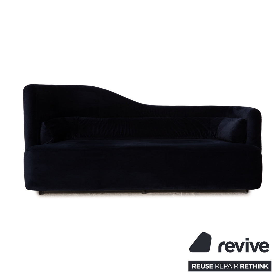 BoConcept Ottawa Samt Stoff Liege Blau Sofa Couch