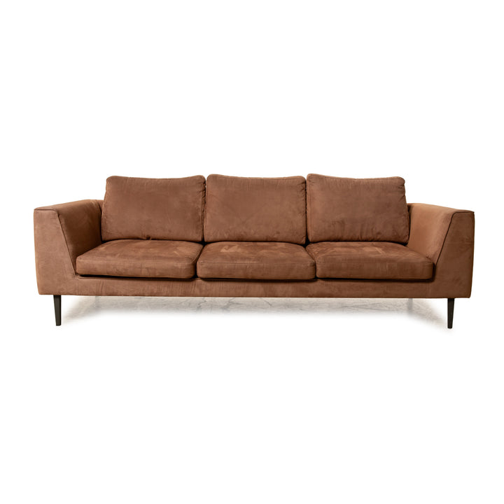 BoConcept Rhodos Stoff Dreisitzer Braun Sofa Couch