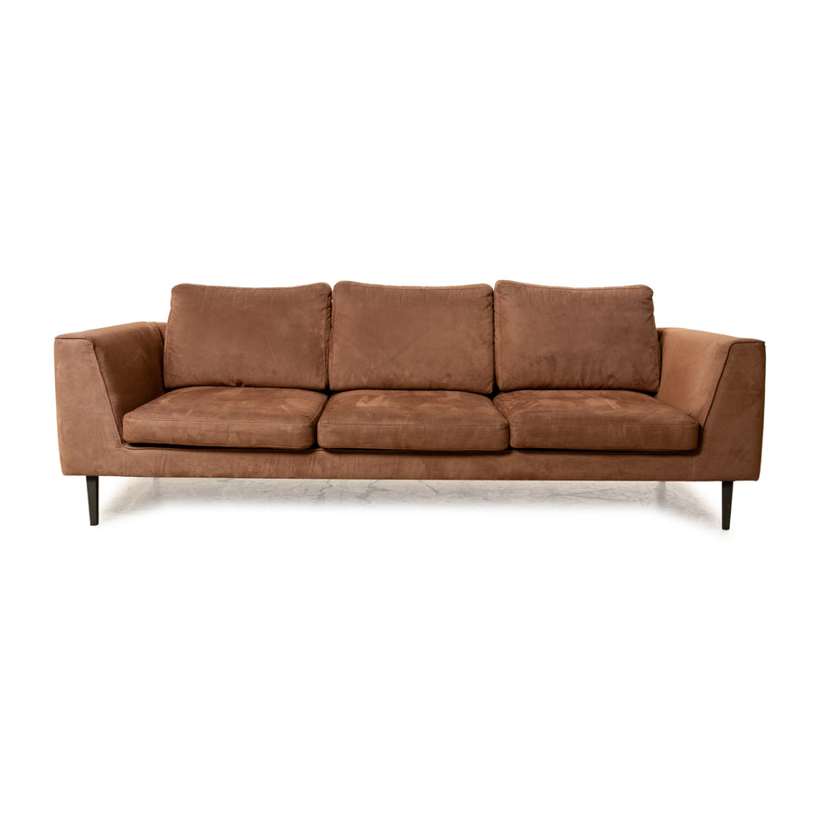 BoConcept Rhodos Stoff Dreisitzer Braun Sofa Couch