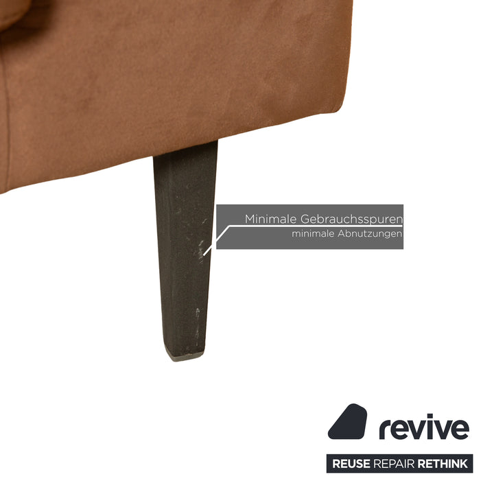 BoConcept Rhodos Stoff Dreisitzer Braun Sofa Couch