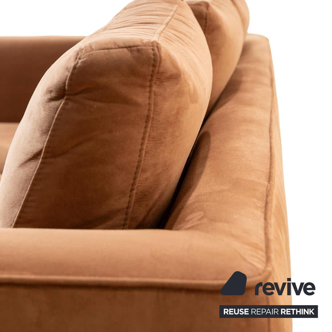 BoConcept Rhodos Stoff Dreisitzer Braun Sofa Couch