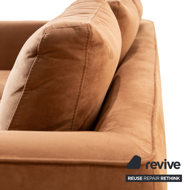 BoConcept Rhodos Stoff Dreisitzer Braun Sofa Couch