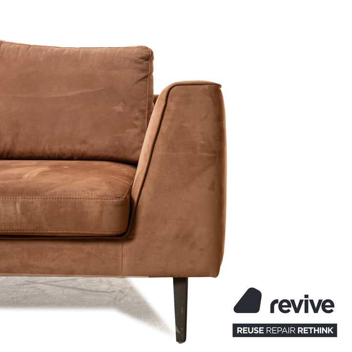 BoConcept Rhodos Stoff Dreisitzer Braun Sofa Couch