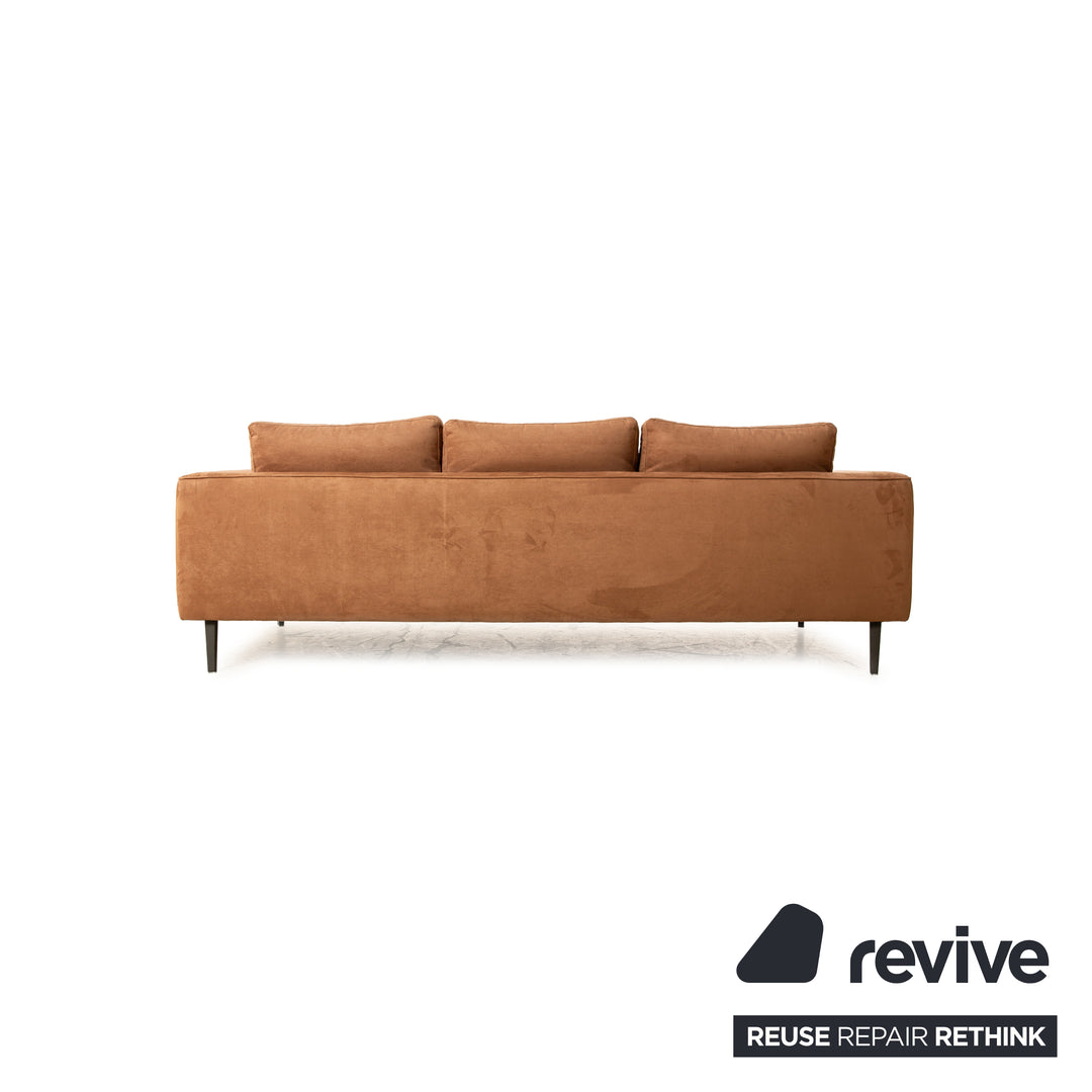 BoConcept Rhodos Stoff Dreisitzer Braun Sofa Couch