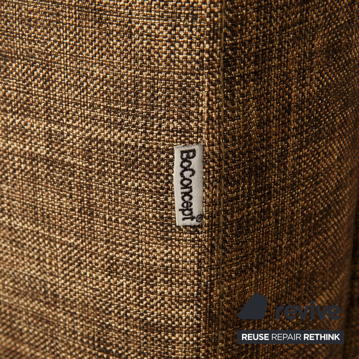 BoConcept Stoff Sessel inkl. Hocker Braun Taupe