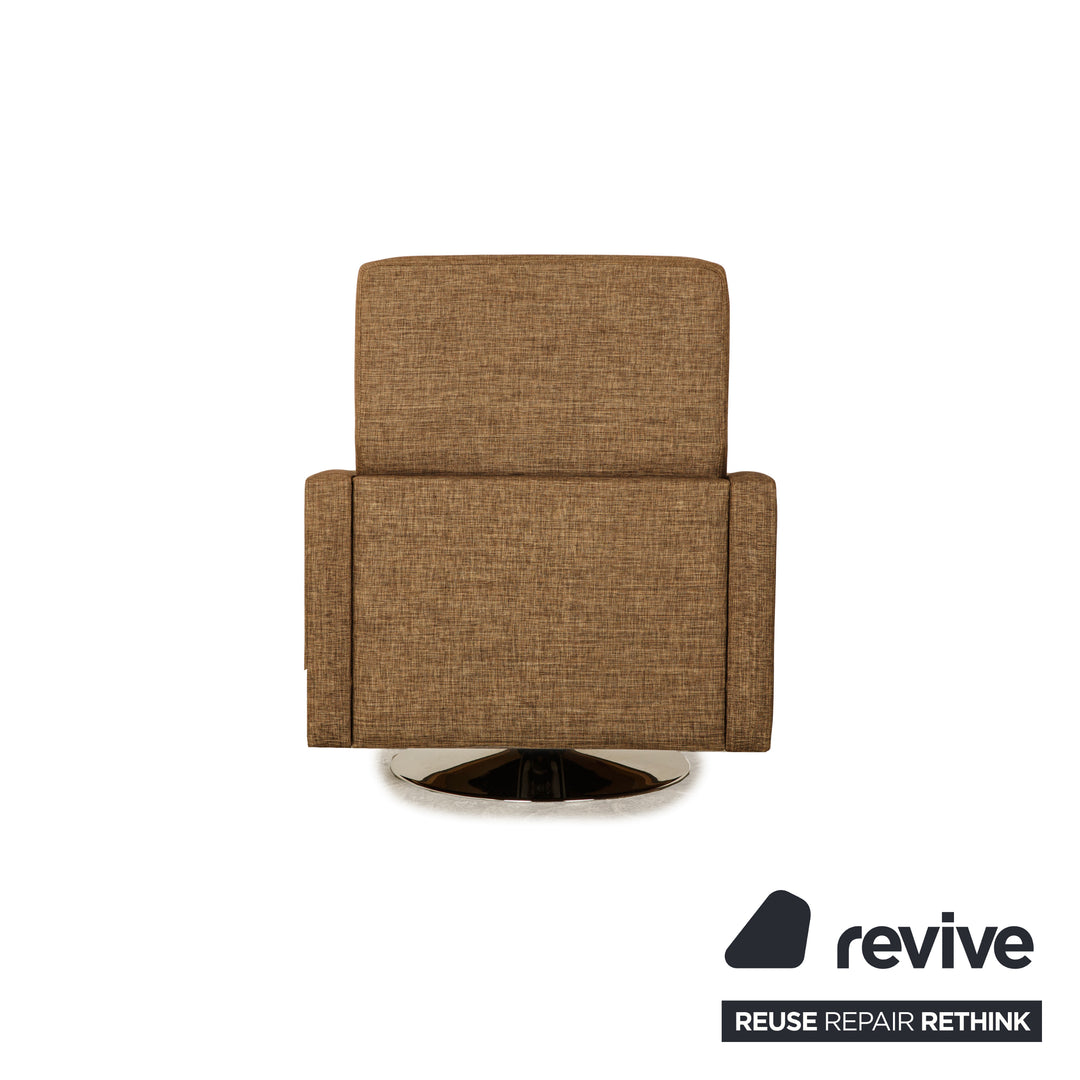 BoConcept Stoff Sessel inkl. Hocker Braun Taupe