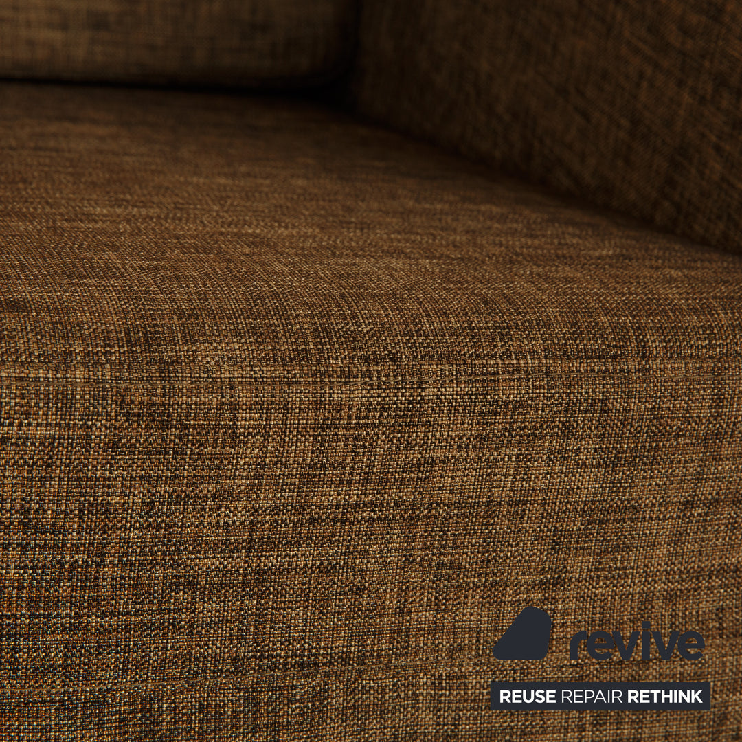 BoConcept Stoff Sessel inkl. Hocker Braun Taupe
