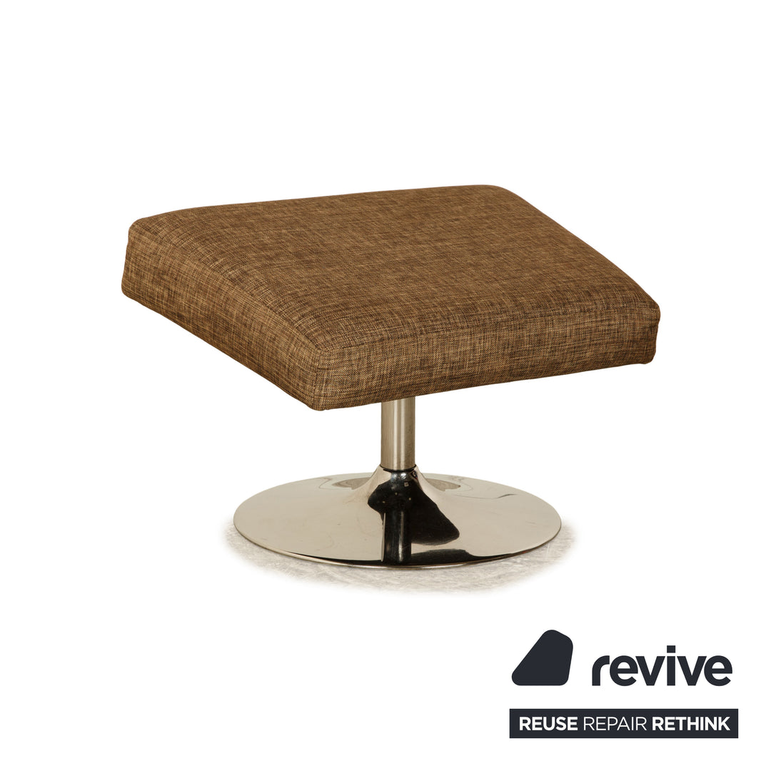 BoConcept Stoff Sessel inkl. Hocker Braun Taupe