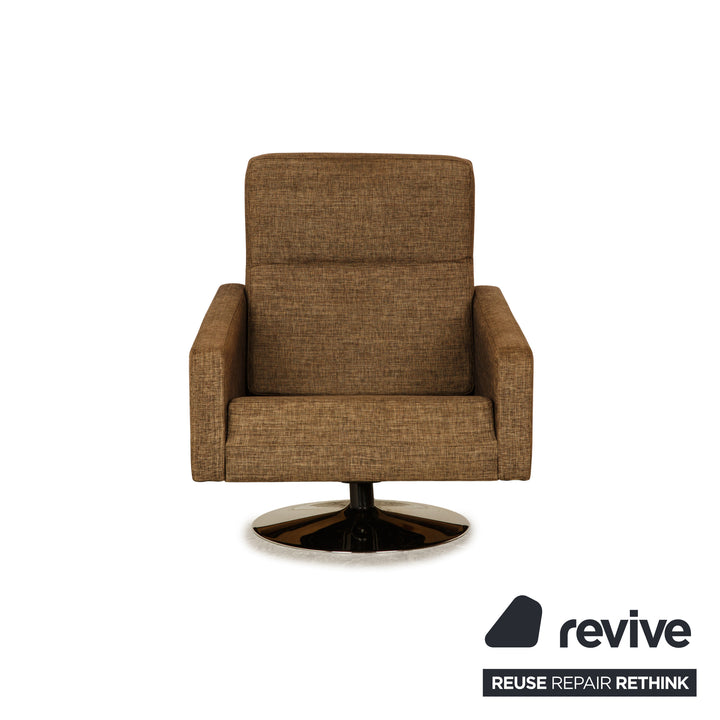 BoConcept Stoff Sessel inkl. Hocker Braun Taupe