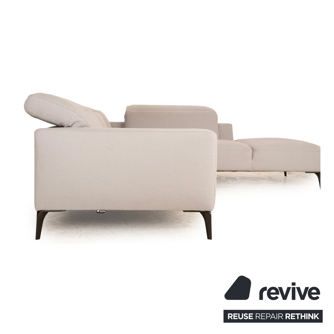 BoConcept Zürich Stoff Ecksofa Grau Recamiere Rechts Sofa Couch