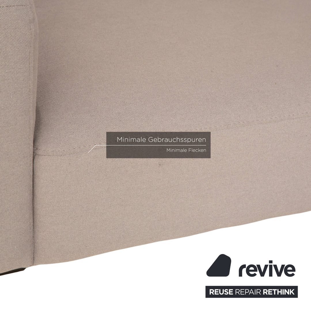 BoConcept Zürich Stoff Ecksofa Grau Recamiere Rechts Sofa Couch