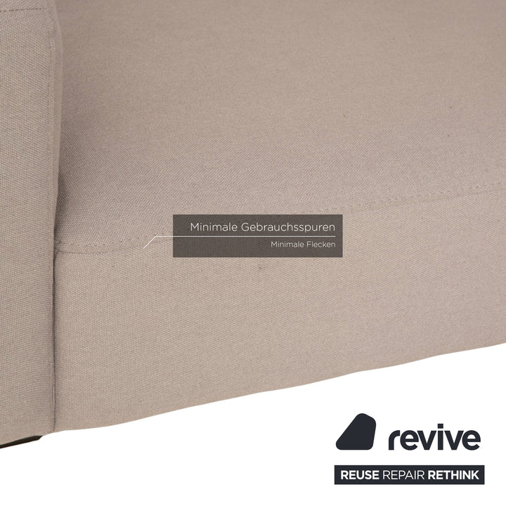 BoConcept Zürich Stoff Ecksofa Grau Recamiere Rechts Sofa Couch