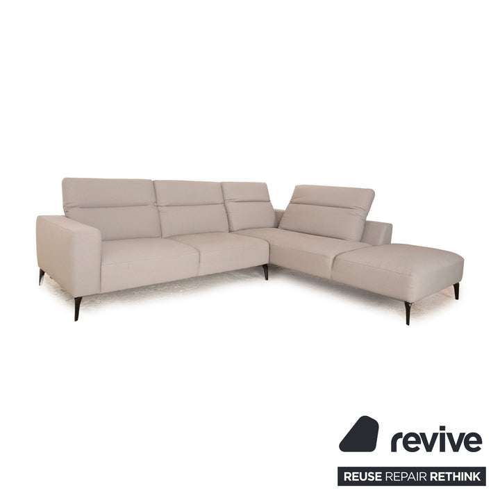 BoConcept Zürich Stoff Ecksofa Grau Recamiere Rechts Sofa Couch