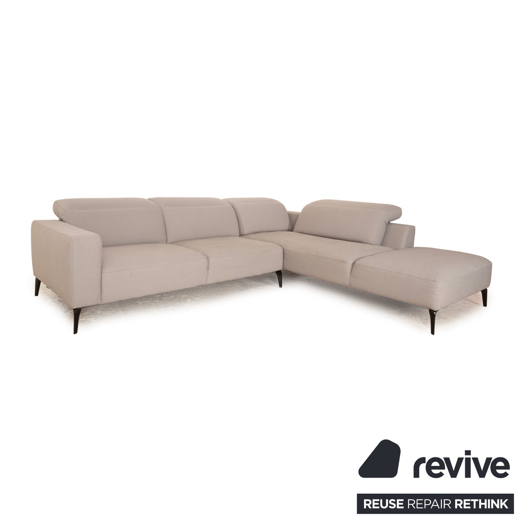 BoConcept Zürich Stoff Ecksofa Grau Recamiere Rechts Sofa Couch