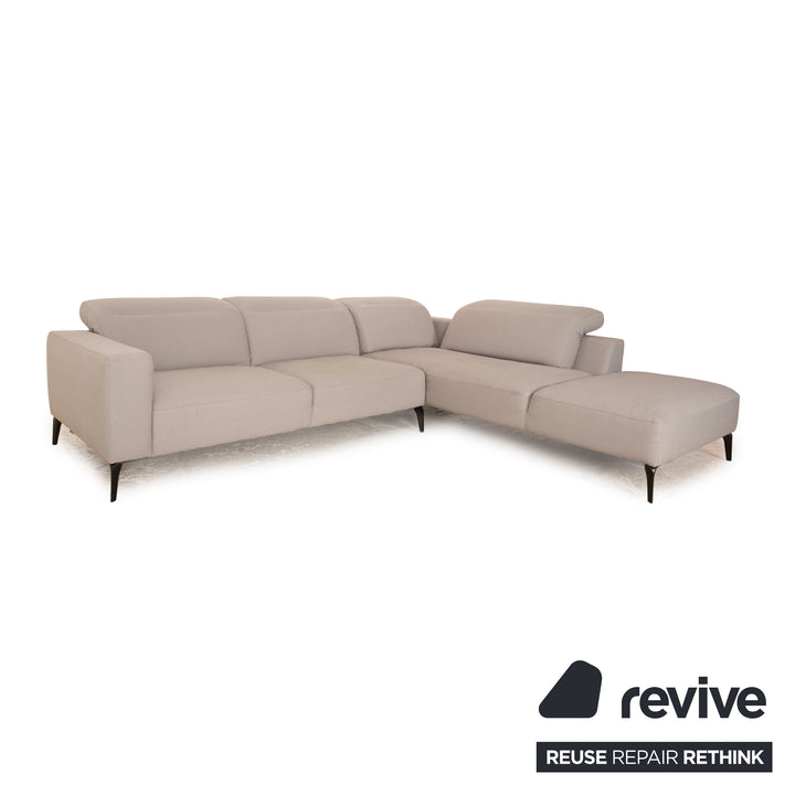 BoConcept Zürich Stoff Ecksofa Grau Recamiere Rechts Sofa Couch