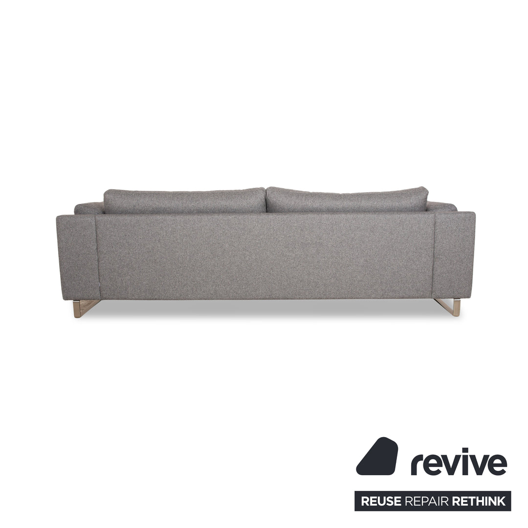 BoConcpet Indivi Stoff Dreisitzer Grau Sofa Couch