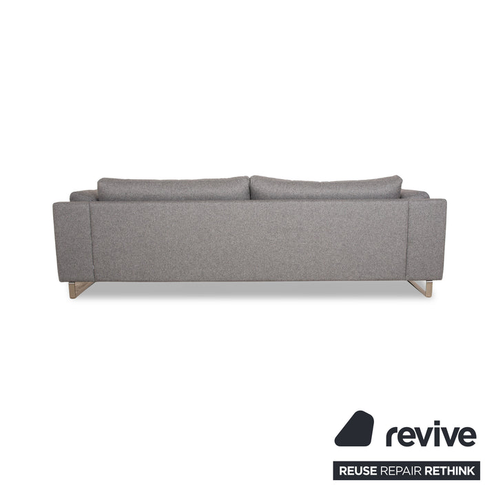 BoConcpet Indivi Stoff Dreisitzer Grau Sofa Couch