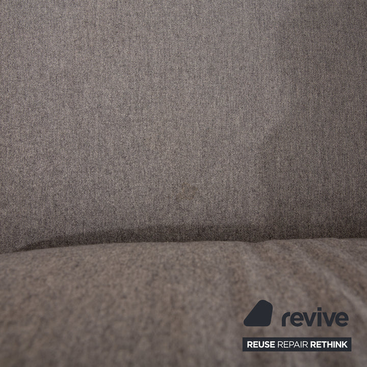 BoConcpet Indivi Stoff Dreisitzer Grau Sofa Couch
