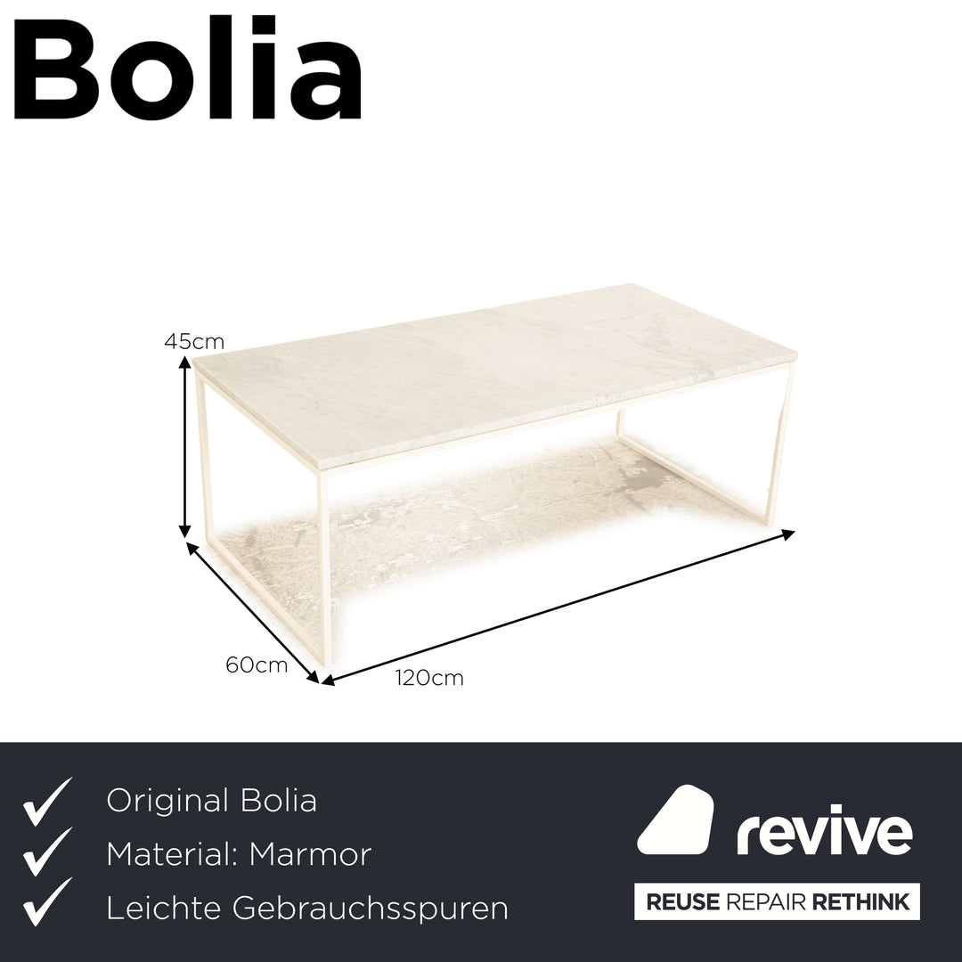 Bolia Como Marmor Couchtisch Grau