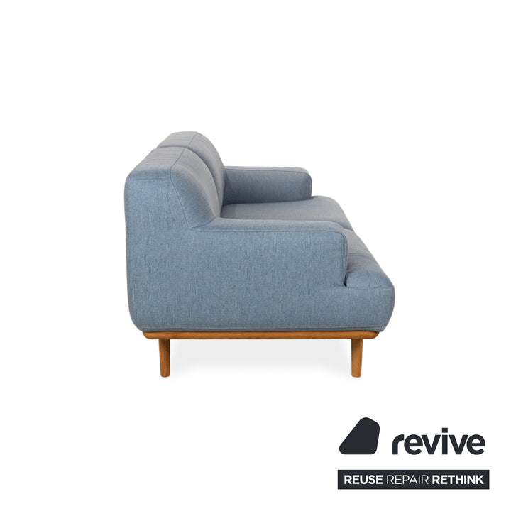 Bolia Madison Stoff Dreisitzer Blau Sofa Couch