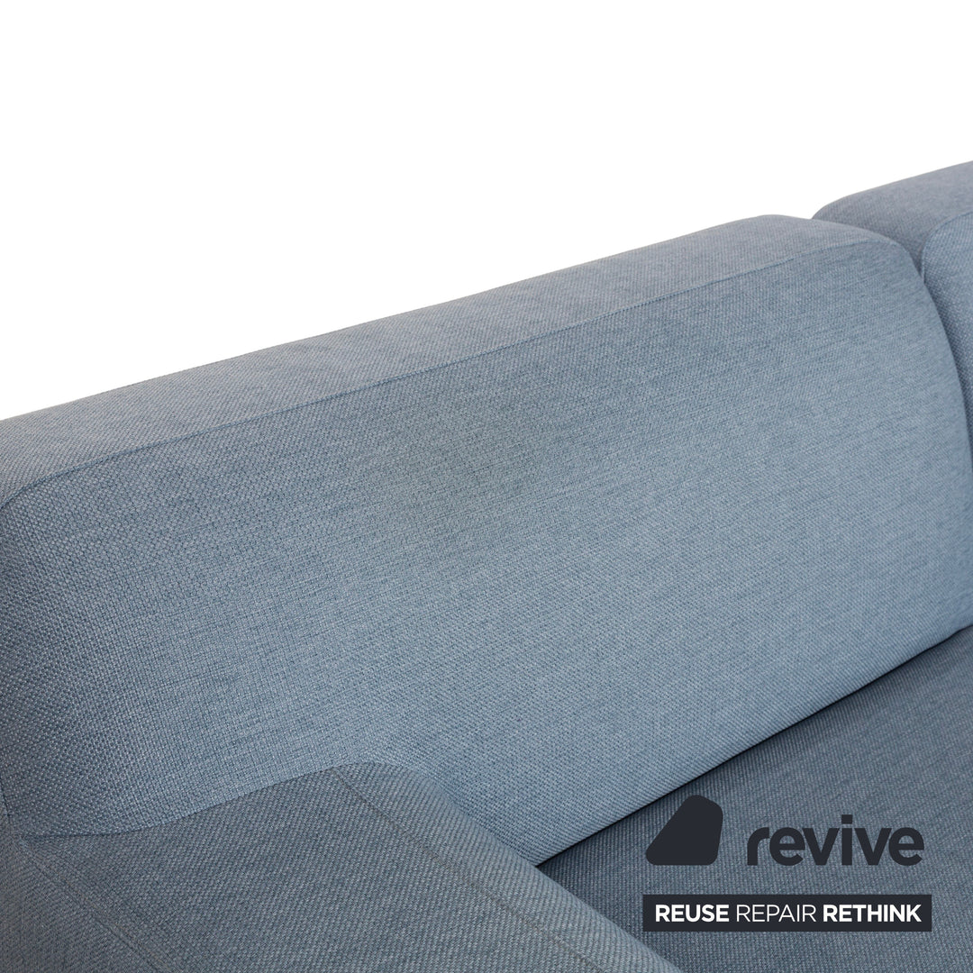 Bolia Madison Stoff Dreisitzer Blau Sofa Couch