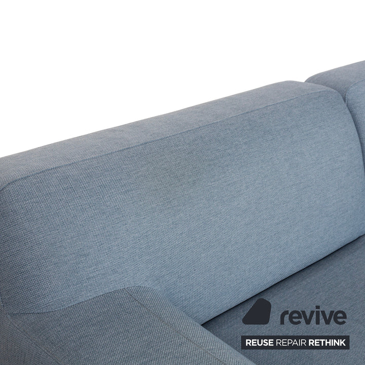 Bolia Madison Stoff Dreisitzer Blau Sofa Couch