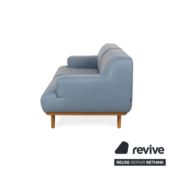 Bolia Madison Stoff Dreisitzer Blau Sofa Couch