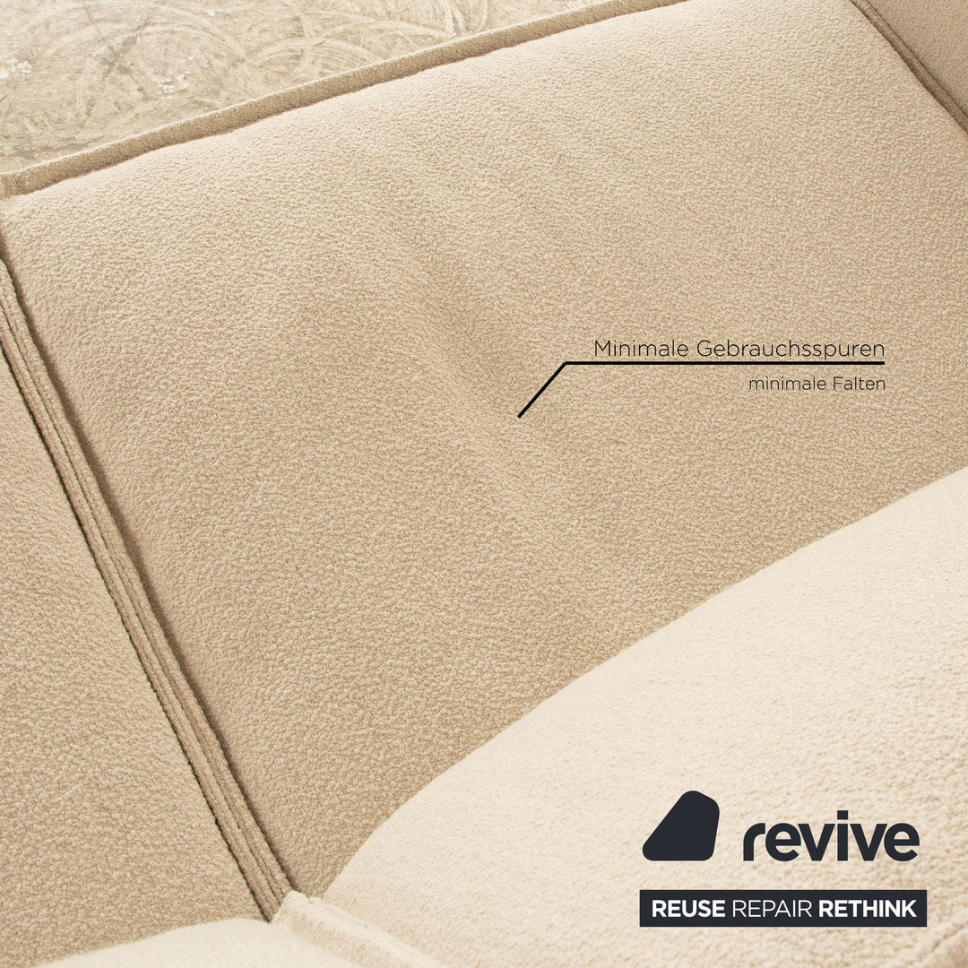 Bolia Noora Stoff Dreisitzer Beige Sofa Couch