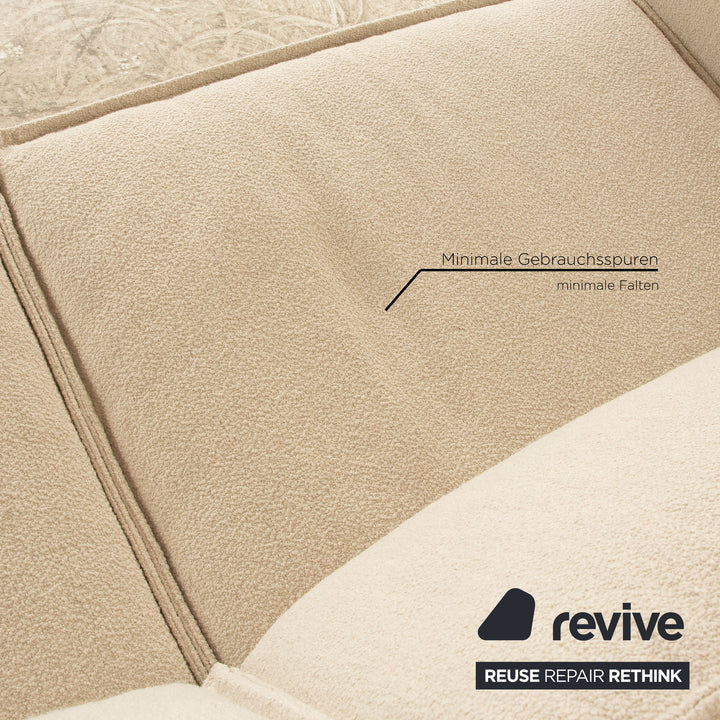 Bolia Noora Stoff Dreisitzer Beige Sofa Couch