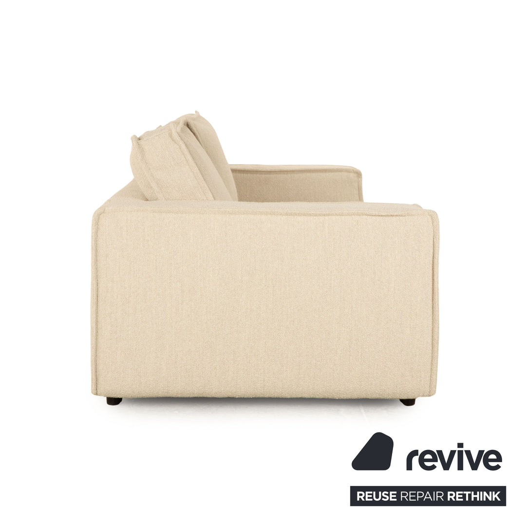 Bolia Noora Stoff Dreisitzer Beige Sofa Couch
