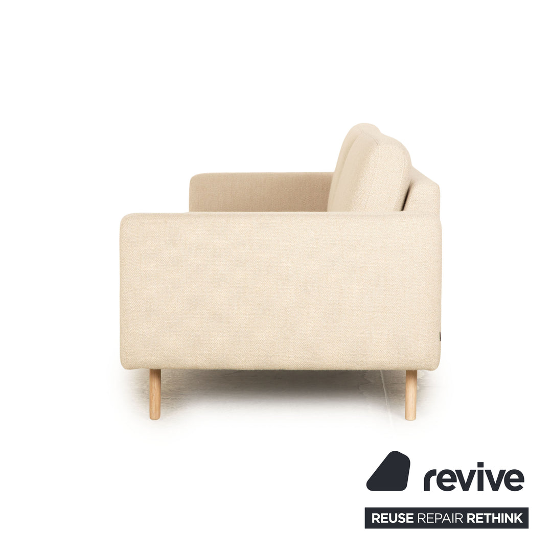 Bolia Scandinavia Remix Stoff Dreisitzer Creme Sofa Couch