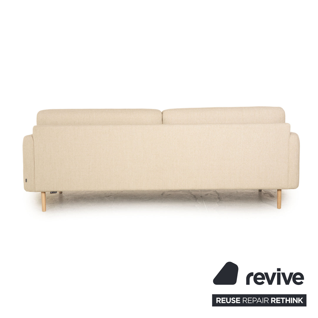 Bolia Scandinavia Remix Stoff Dreisitzer Creme Sofa Couch